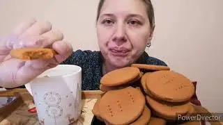 ASMR/MUKBANG/ИМБИРНОЕ ПЕЧЕНЬЕ/GINGER BISCUIT/
