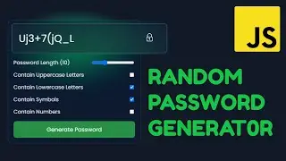 Build Password Generator using JavaScript | NoorHUB