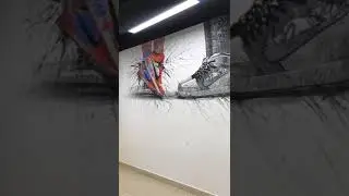 Расписали стены в магазине KROSS BERI