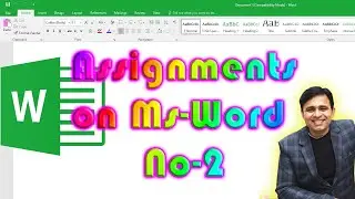 Ms Word Assignments No -2