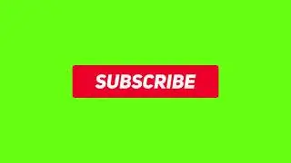 YouTube Subscribe Button Green Screen (HD)