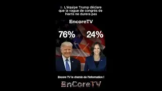 🗣 L'équipe Trump déclare que la vague de congrès de Harris ne durera pas #encoretv #news #viral #usa