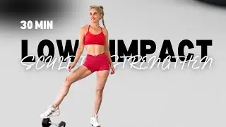 30 Minute LOW IMPACT Full Body Workout | With Dumbbells