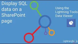 How to display SQL data on a SharePoint page using the Lightning Tools Data Viewer