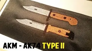 AK74 type 2 Bayonet Patch