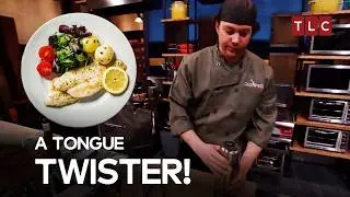 Cooking challenge nightmare with a fish tongue! | Watch Cooking Competition Show - Chopped | TLC