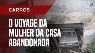 'Mulher da casa abandonada' tem Voyage parado na garagem há mais de 20 anos
