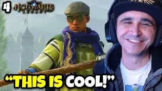 Summit1g HOGWARTS LEGACY Playthrough Part 4 - First BROOM RIDING & Spiders!
