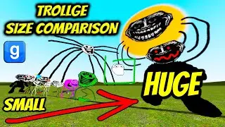 New Trollge EXTREME Pack Size Comparison - Garry's Mod