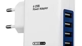 Зарядное устройство для смартфонов и планшетов 4 USB порта