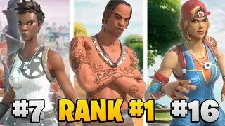 Ranking Top 20 BEST FORTNITE PLAYERS (2021 Only)