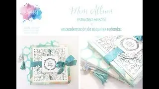 Mini álbum versátil + Encuadernación de esquinas redondas (Scrap)