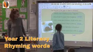 Year 2  KS1 Literacy Classroom Observation: Rhyming words