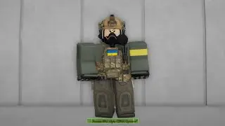 Roblox Ukrainian SBU Alpha CBRN Operator (Avatar Build)