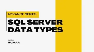 DataTypes In SQL | SQL full course | SQL tutorial for beginners