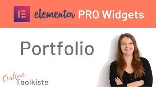 Portfolio auf deiner Website einfügen | Elementor Tutorial deutsch