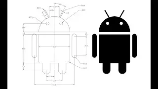 How to make Android Logo in AutoCAD?