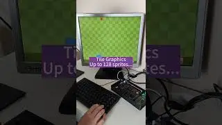 Zeal 8-bit Computer running Snake game! #retrogaming #retrocomputer