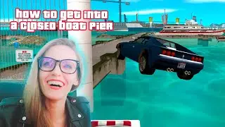 How I tried to get into a CLOSED boat pier in GTA Vice City