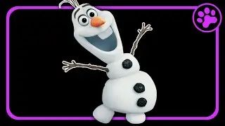 Build a Snowman | Frozen – Disney 🐾 BLACK SCREEN