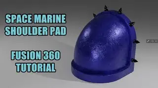 Space Marine Shoulder Pad | Fusion 360 Tutorial