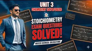 Master Stoichiometry Exam Questions | O Level (5070) & IGCSE (0620) Chemistry | Mole Calculations