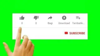 Animasi video Subscribe   Like   Lonceng   green screen   KitaKel