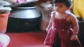 try to get down the chair