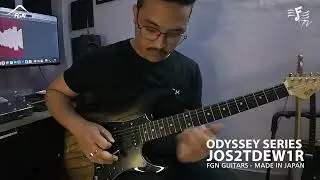 Shrikant Biswakarma test driving the FGN JOS2TDEW1R guitar!