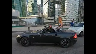 Mercedes slk r170 погоня и покатушки