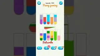 water sort puzzle game level 163 