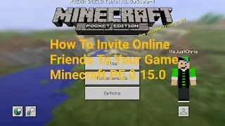 How To Invite People To Your Game Online - Minecraft PE 0.15.0