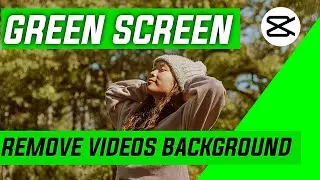 🔥 How to Remove Video Background in CapCut 🔥 and Create Your Own Green Screen #Shorts