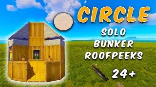 *CIRCLE* Solo Base Bunker 24+ Rockets (Guide) / Rust Base Design
