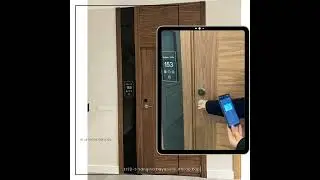 Bluetooth ile açılan EI-30 S Yangına Karşı Dayanıklı Kapımız #ahşapkapı #yangınkapısı #indoorlife
