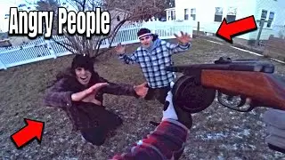 Angry People Vs Dirt Bike