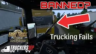 15 Minutes of Drivers Who Deserve to Be Banned in Euro Truck Simulator 2 Multiplayer