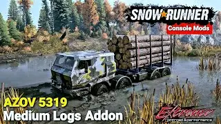 New Truck AZOV 5319 Medium Logs addon In SnowRunner Phase 6 Update