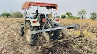 धरती फाड़ कल्टीवेटर 35 hp ट्रैक्टर पर Full load || tota cultivator 5 tine