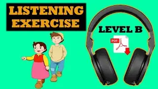 Listening Comprehension Test + PDF - B level - Easy English Lesson