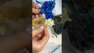 Эпоксидная смола и сухоцветы #handmade #epoxy #эпоксиднаясмола