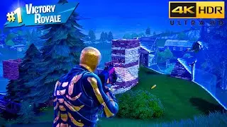 Fortnite Reload (PS5) 4K 60FPS HDR Gameplay (Gold Skull Trooper Skin)
