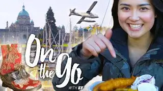 Asia flies by seaplane to Victoria, Vancouver Island – On the go with EF 