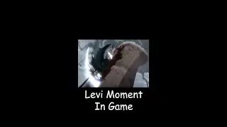 Levi Moment In Game #shorts #attackontitan #leviackerman #levi
