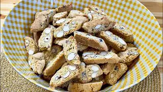 ПЕЧЕНЬЕ БИСКОТТИ / итальянское печенье с орехами