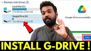 ✅How To Install and Setup Google Drive as A Local Drive 🔥💻 தமிழ்