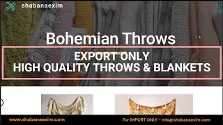 Cotton Throws   Export Quality Only