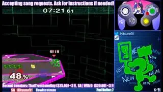 SSBM Four Mr. Game & Watch 9 hammer KO's in under 1 minute (Highlight Clips)