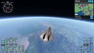 MSFS 2020 Darkstar from Miami to Anchorage