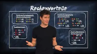 Wichtige Rechengesetze und Rechenregeln - Rechenvorteile | Rationale Zahlen einfach erklärt